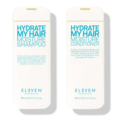 Eleven Australia hydrate my hair shampoo and Conditioner