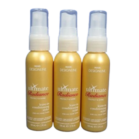 Regis Designline Ultimate Radiance Leave-In Conditioning Styler 2oz 3 Pack